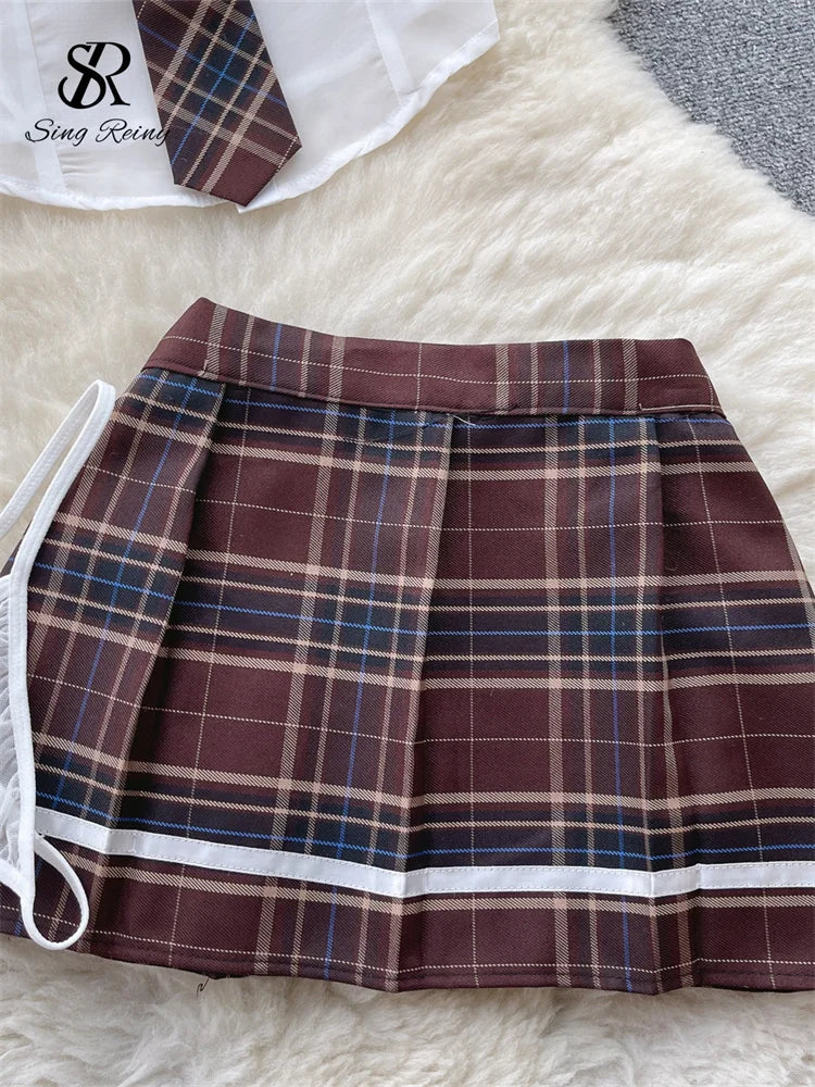 Plaid Uniform Set