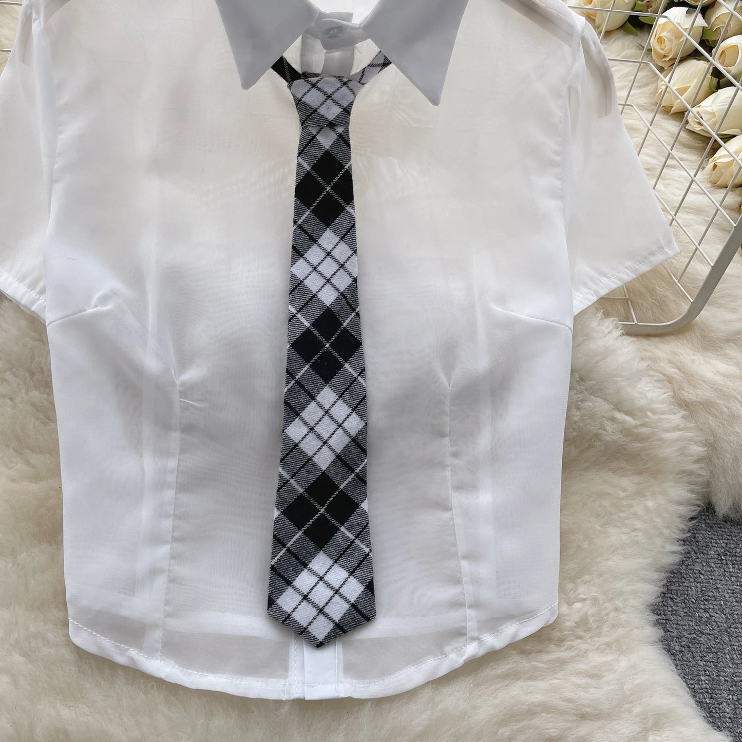 Plaid Uniform Set