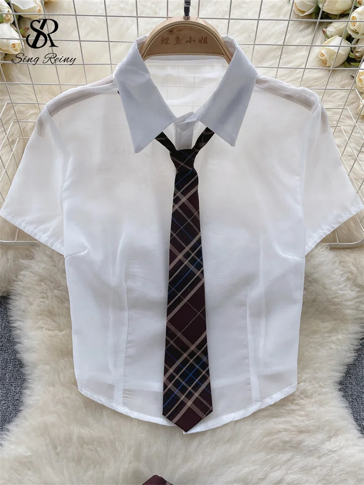 Plaid Uniform Set