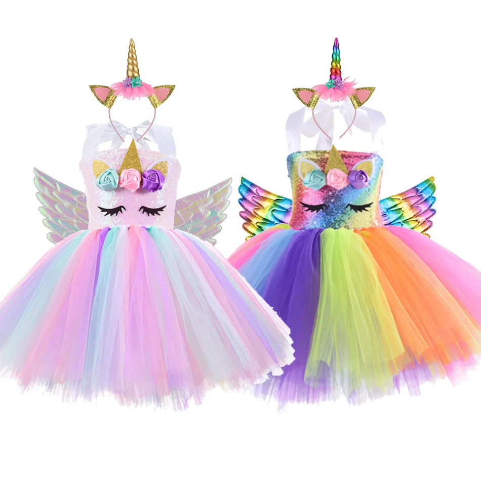 Girls Unicorn Outfit