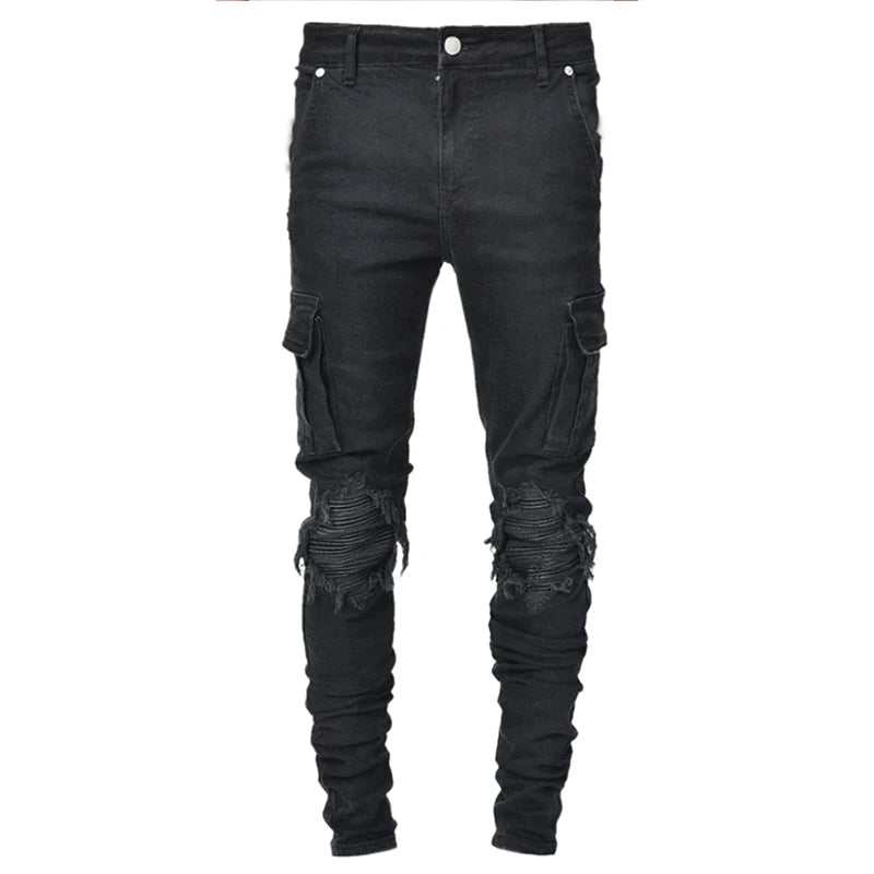 Cargo Denim Jeans