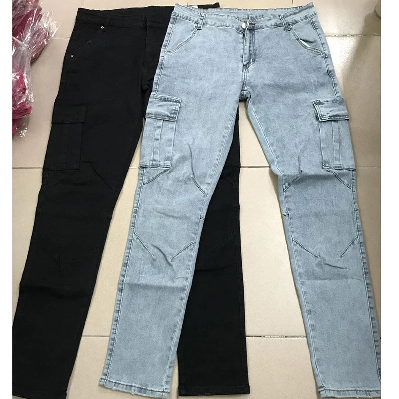 Cargo Denim Jeans