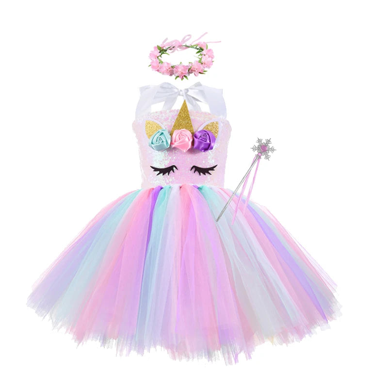 Girls Unicorn Outfit