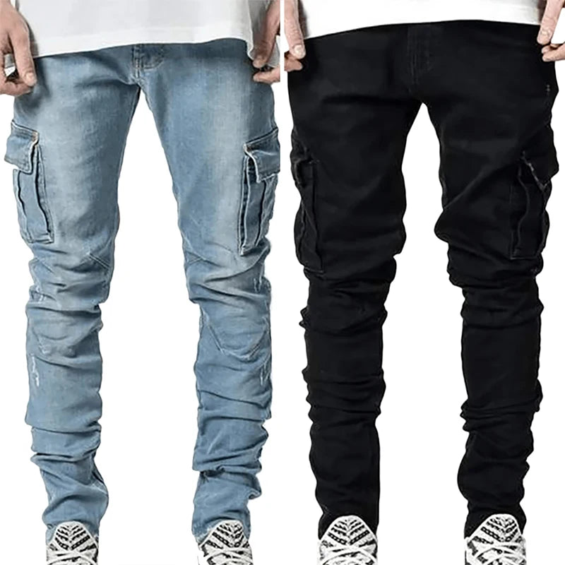 Cargo Denim Jeans