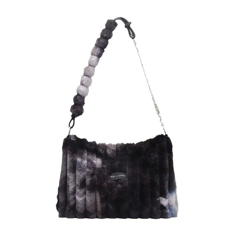 Blur Plush Handbag