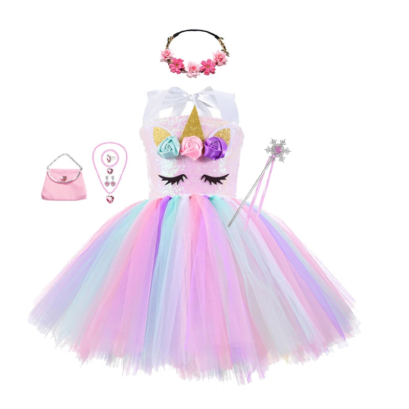 Girls Unicorn Outfit