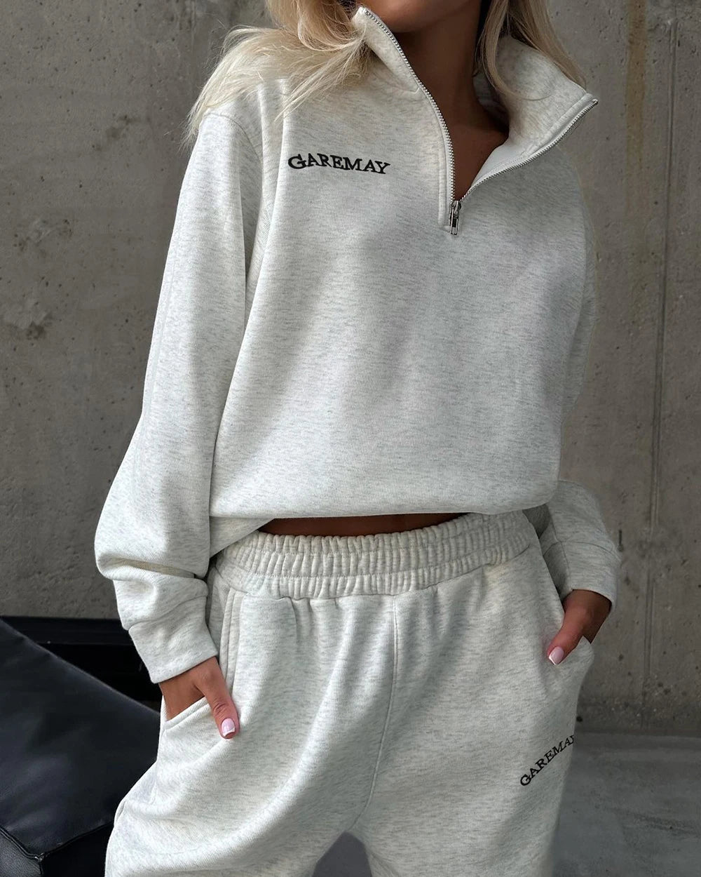 Cotton Zipper Tracksuit