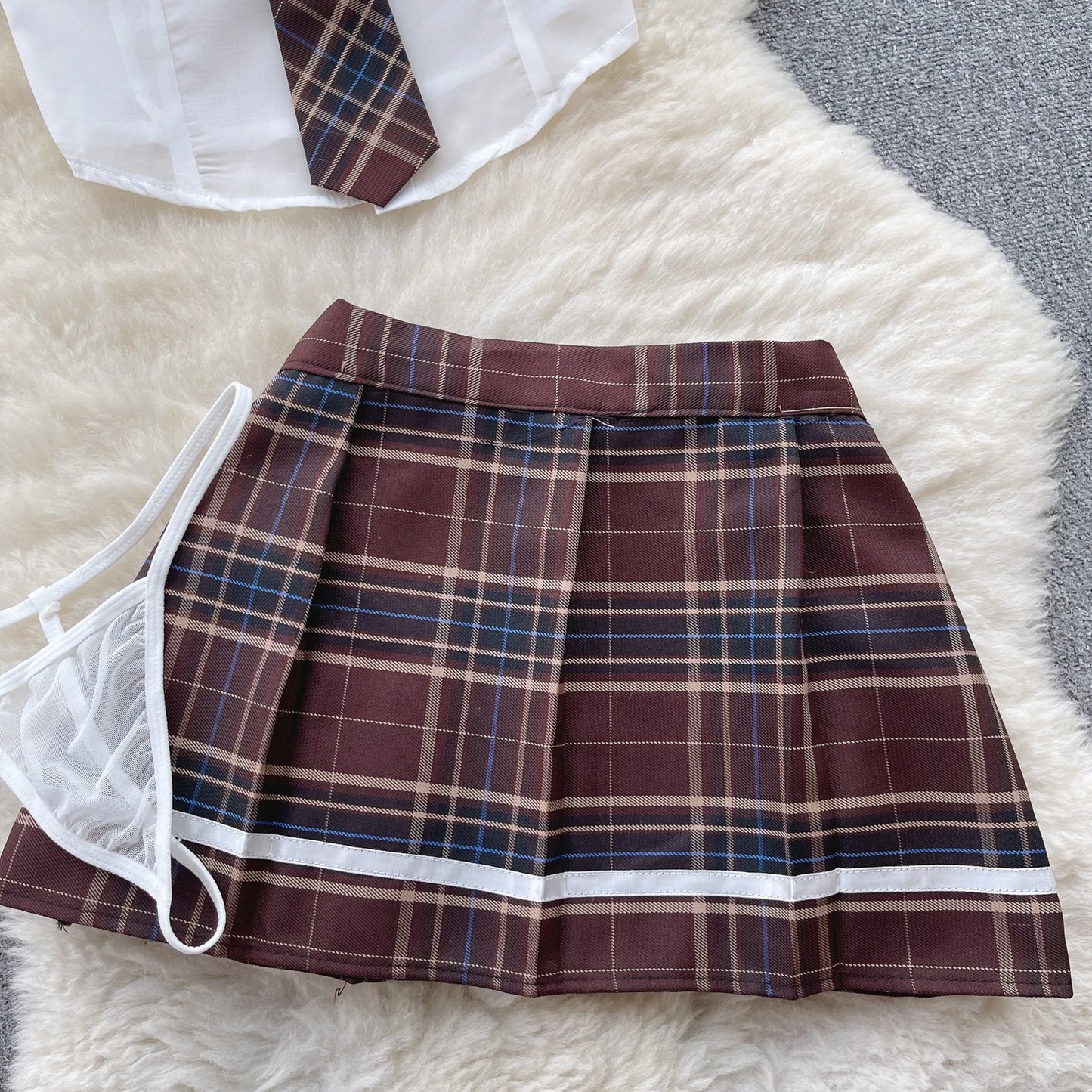 Plaid Uniform Set