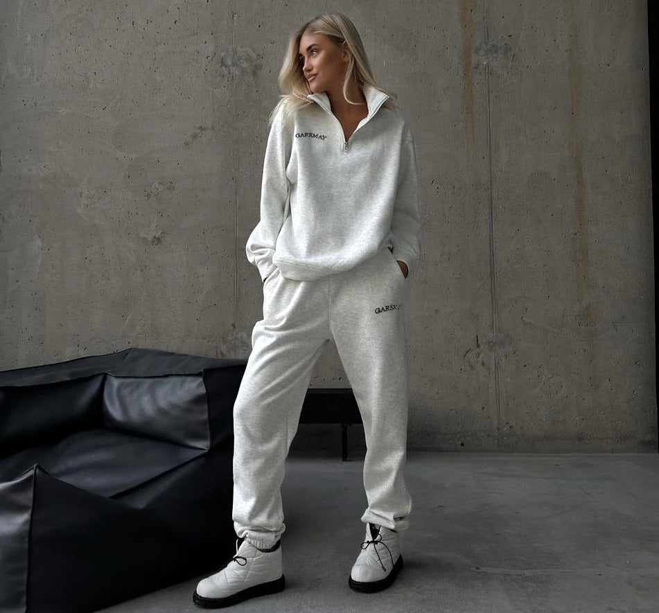 Cotton Zipper Tracksuit