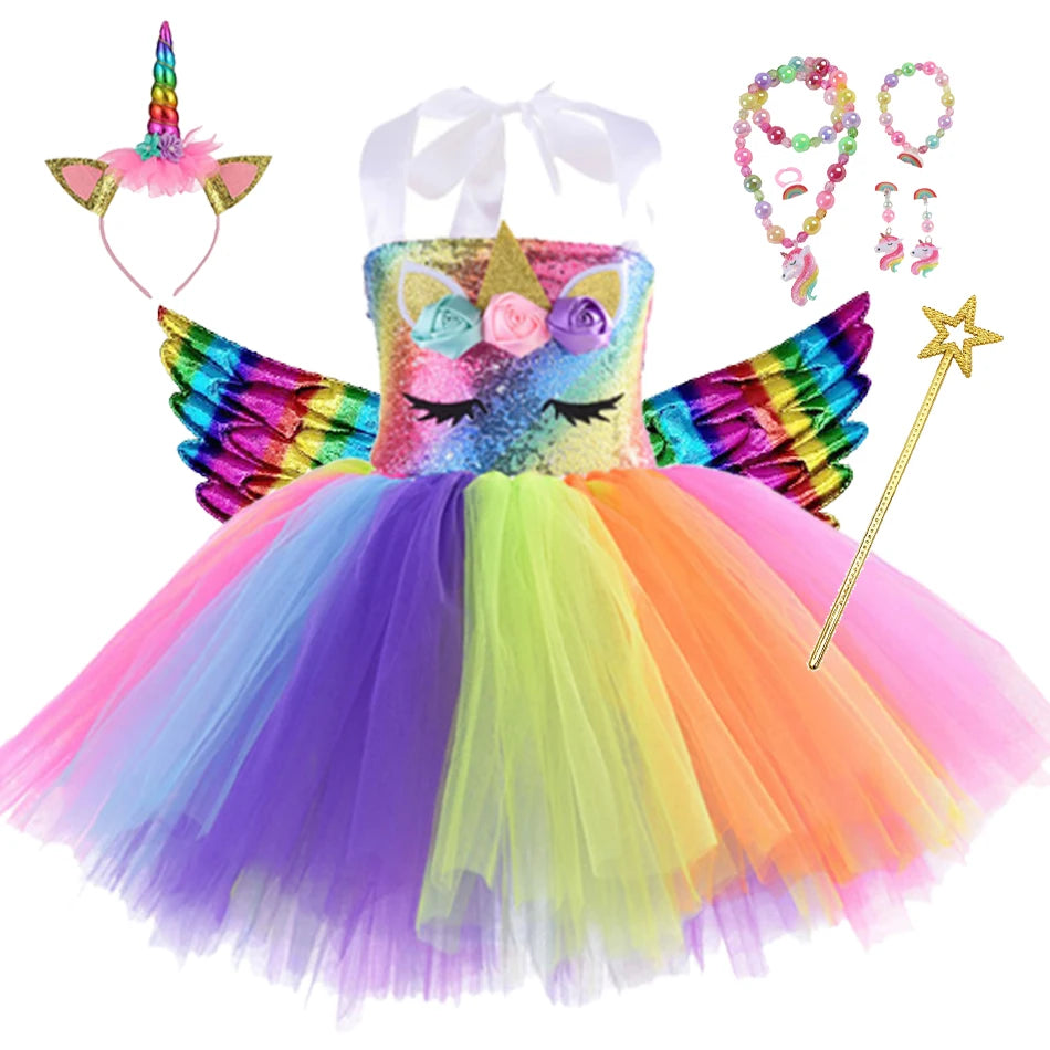 Girls Unicorn Outfit