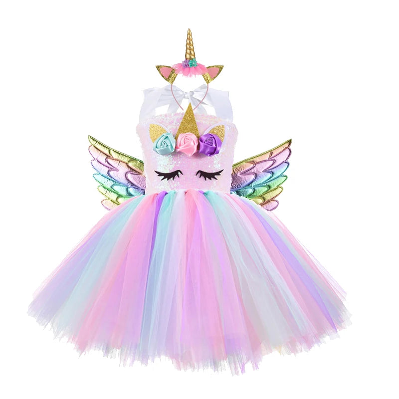 Girls Unicorn Outfit