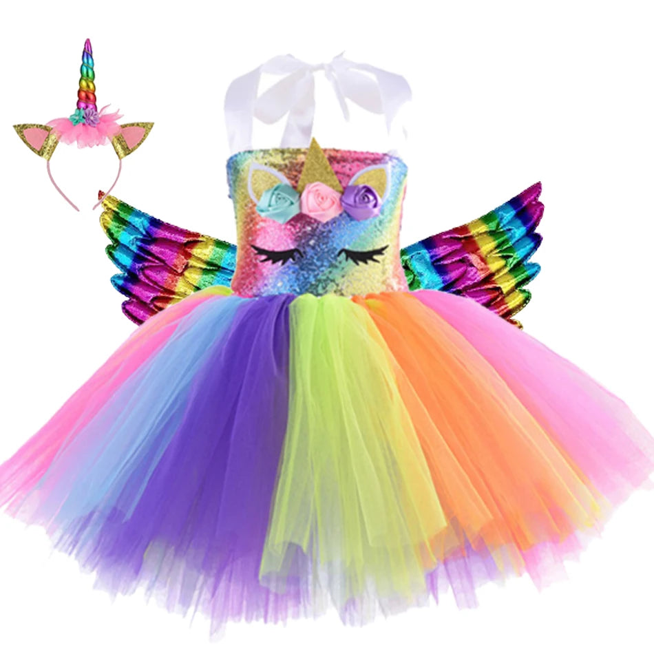 Girls Unicorn Outfit