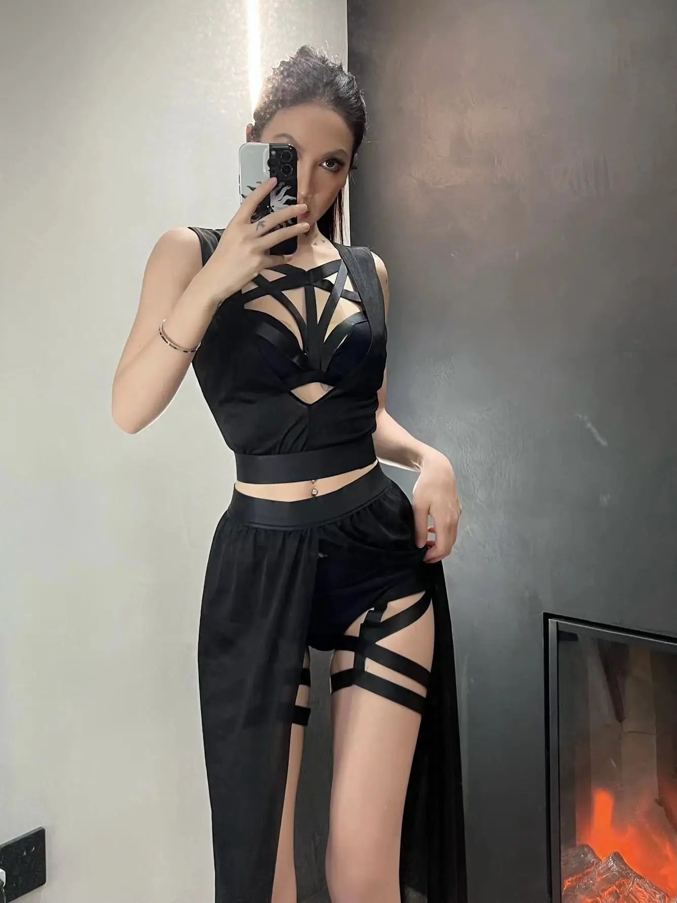 Edgy Night Mesh Set