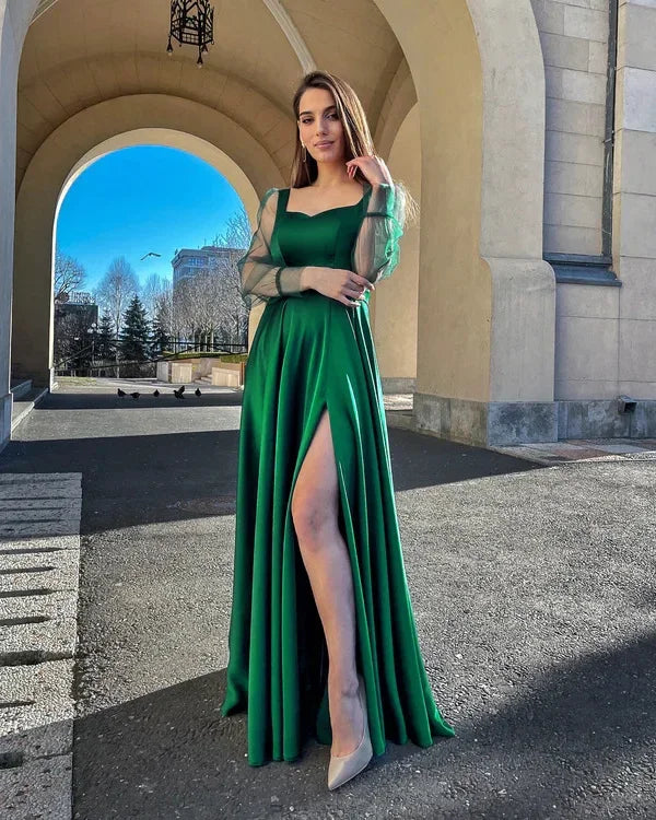 Elegant Slit Dress