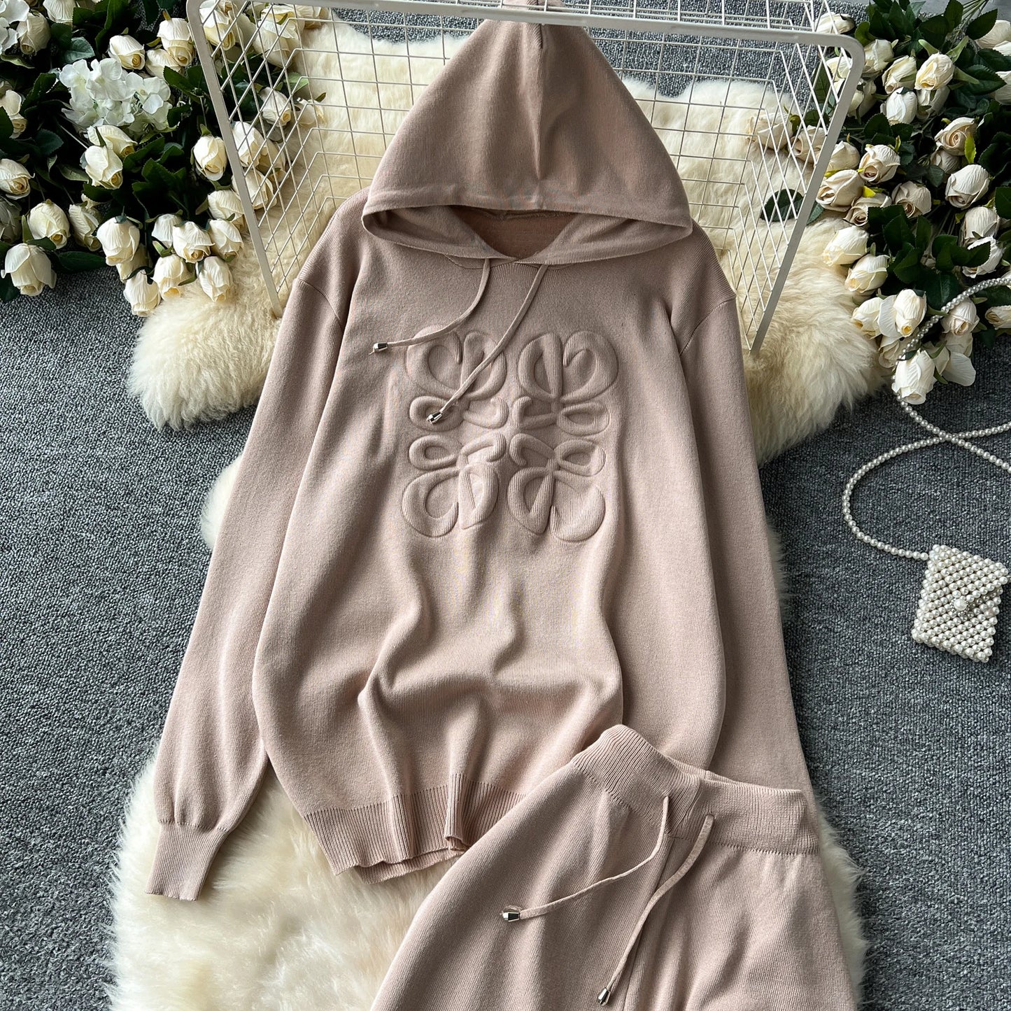 Drawstring Pants Hoodie