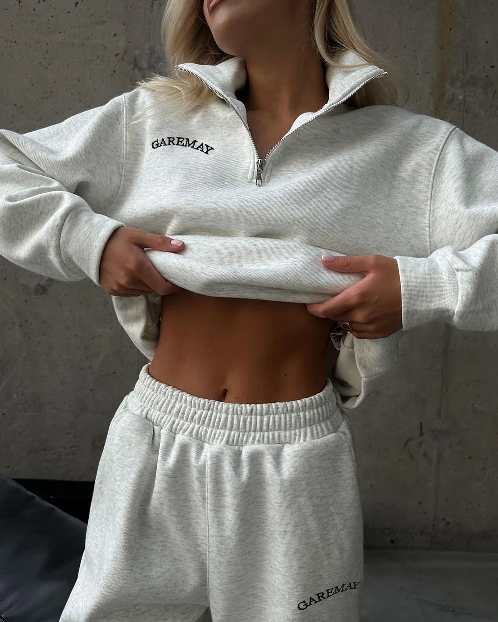 Cotton Zipper Tracksuit