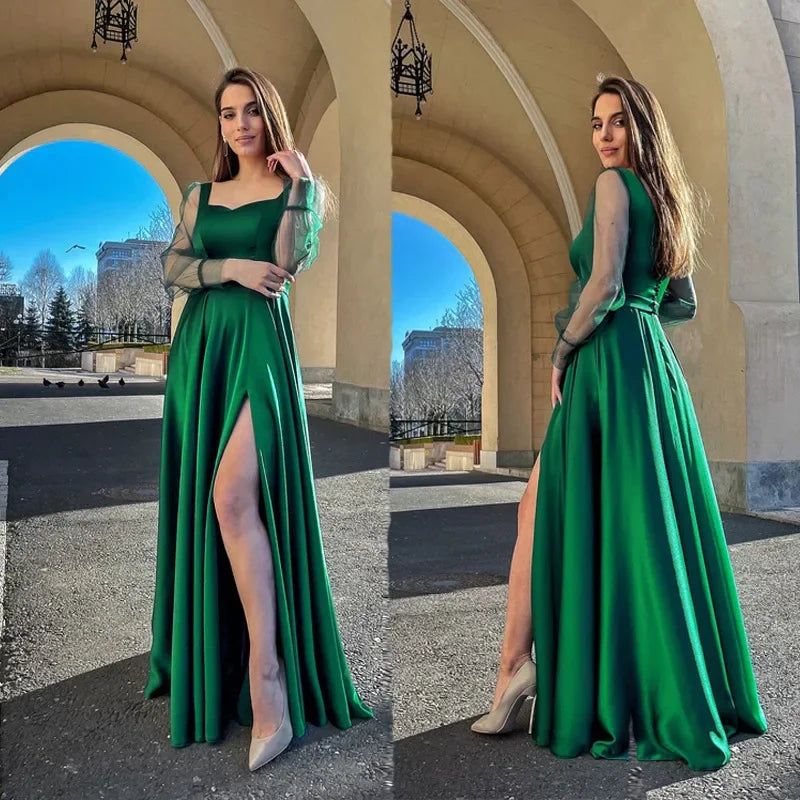 Elegant Slit Dress