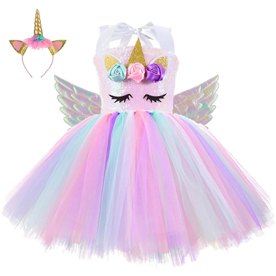 Girls Unicorn Outfit