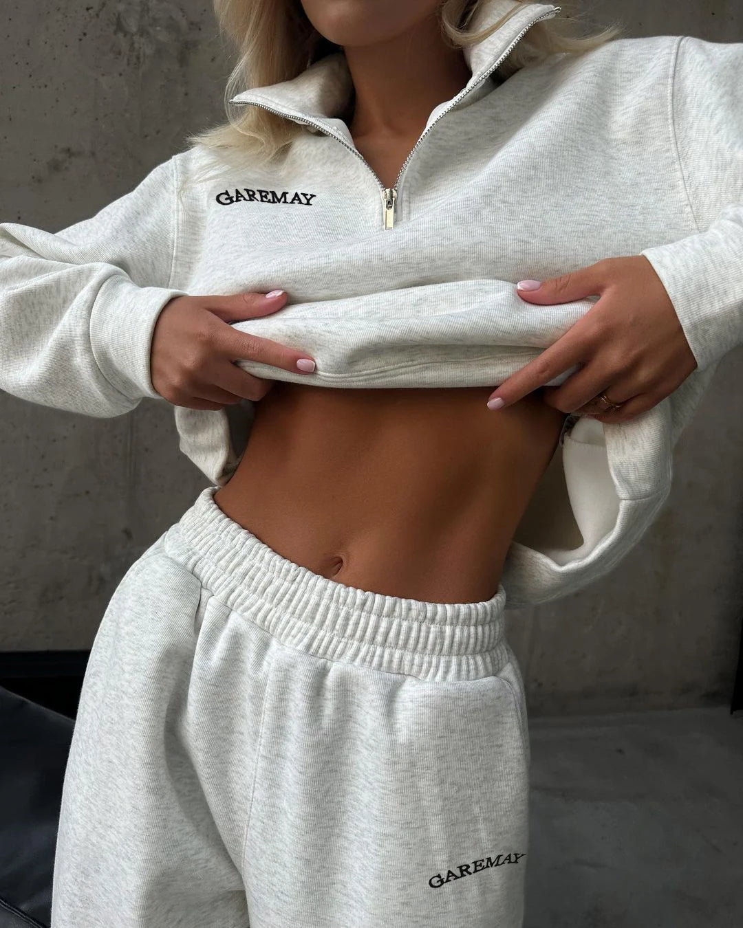 Cotton Zipper Tracksuit