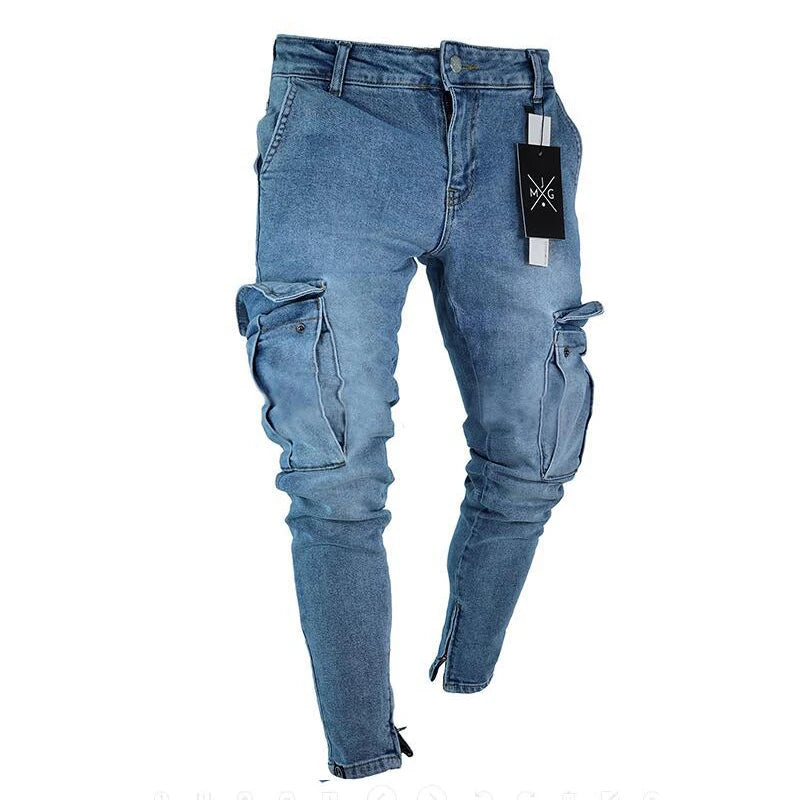 Cargo Denim Jeans