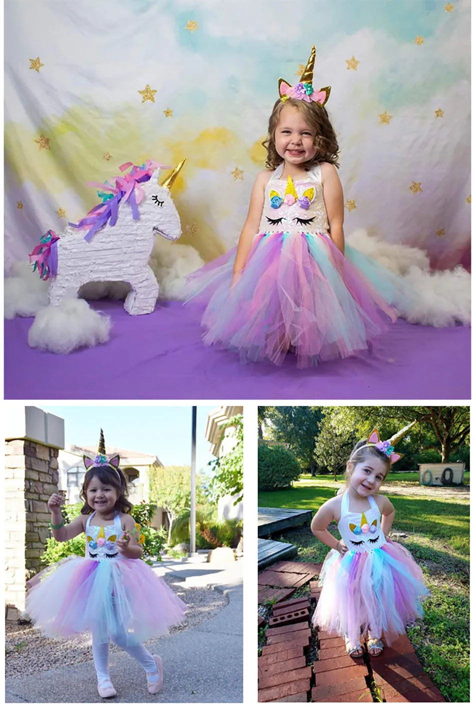 Girls Unicorn Outfit