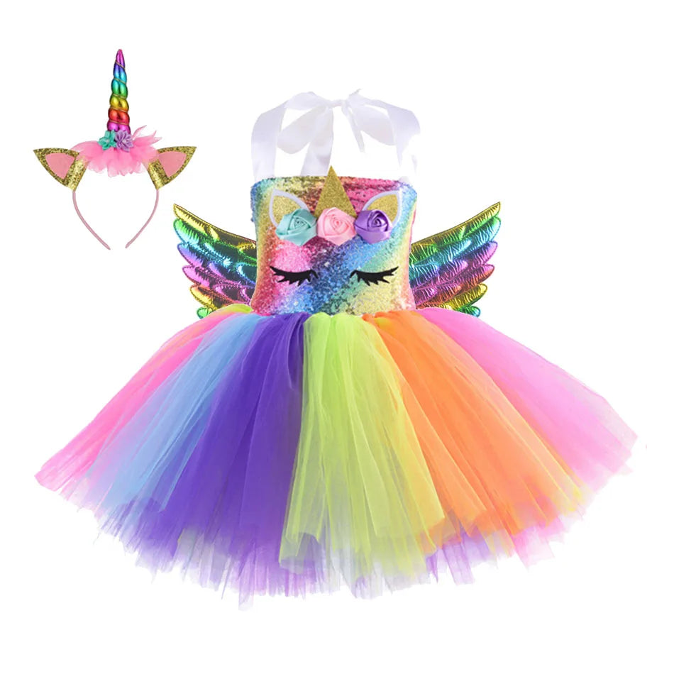 Girls Unicorn Outfit