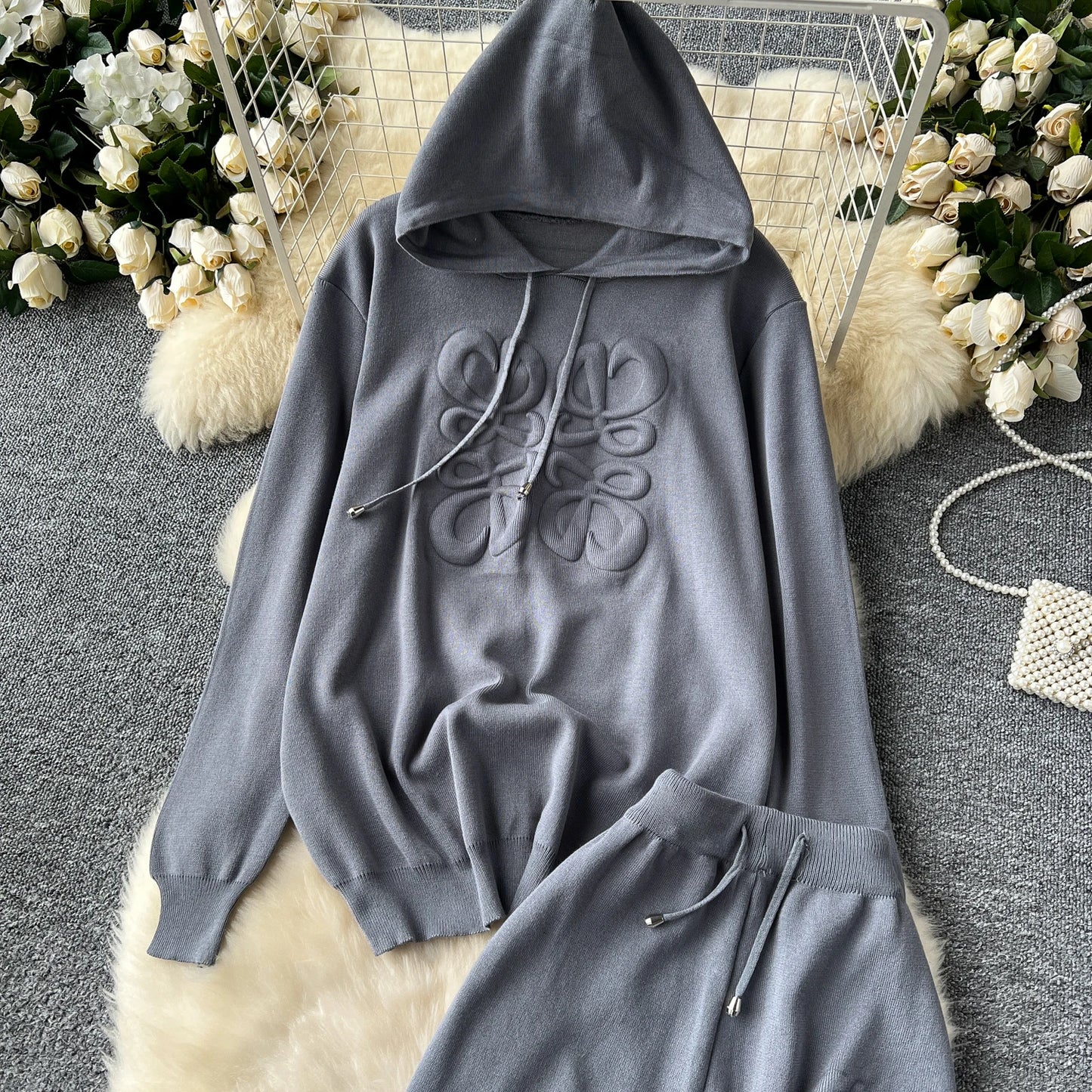 Drawstring Pants Hoodie